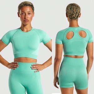 Nwt Gymshark Ultra Seamless Crop Top In 